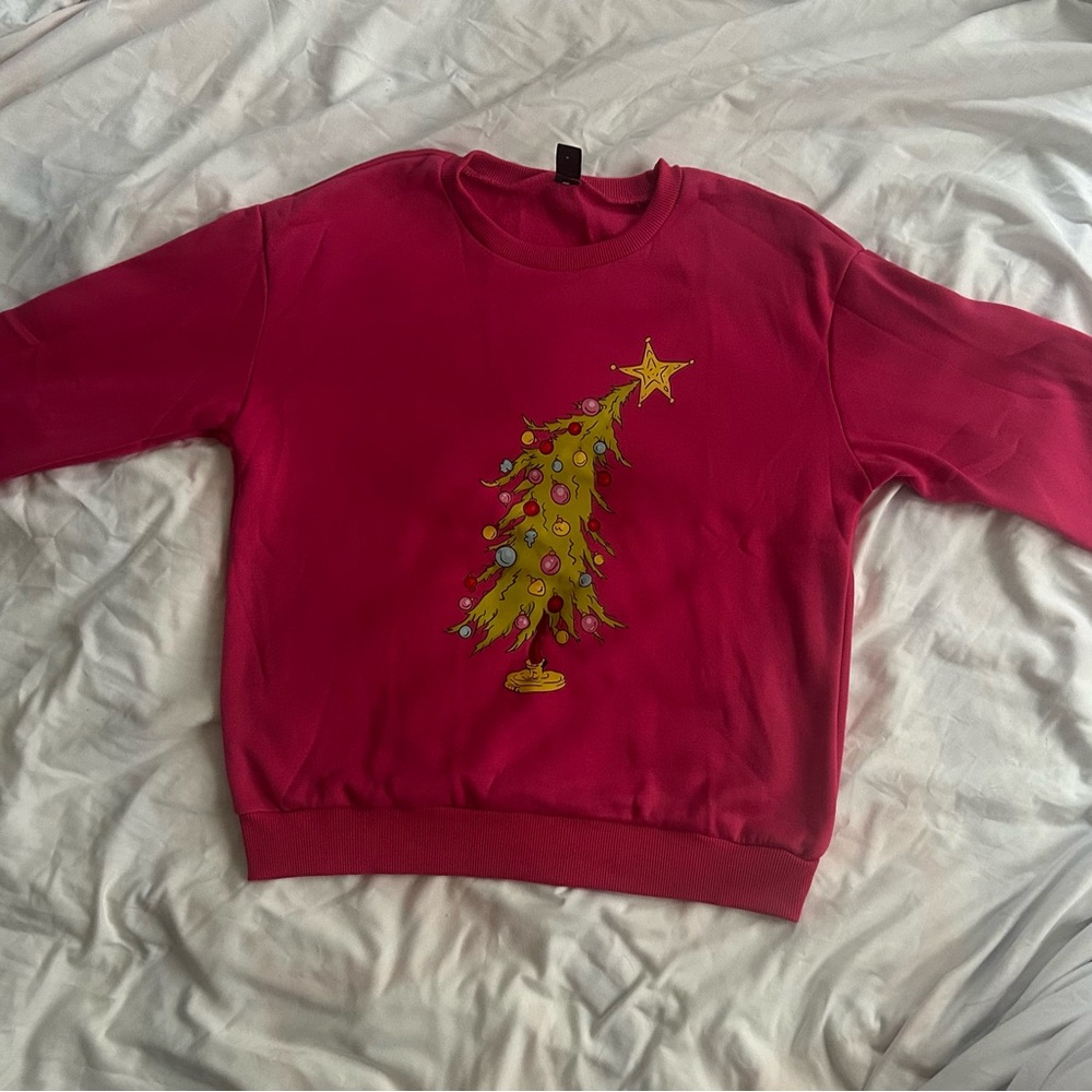 SHEIN Grinch Inspired Vibrant Pink Top